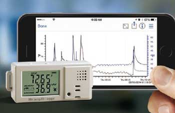 Datalogger wireless per smartphone Umidità e temperatura